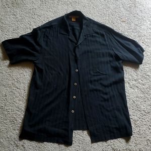 Man silk shirt summer